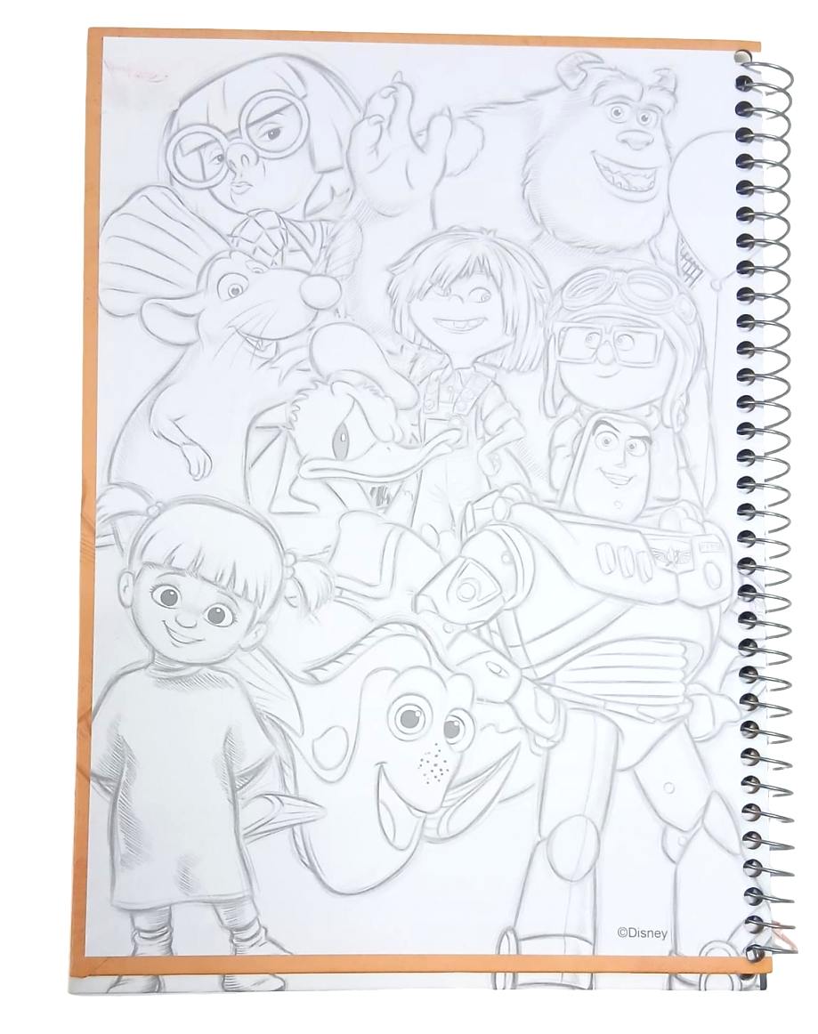 CADERNO 1X1 C.D. DISNEY 